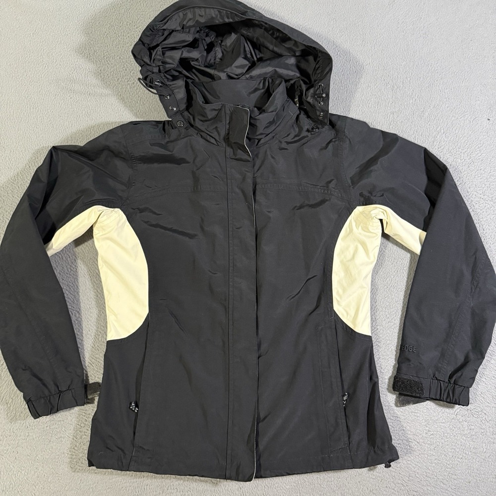 EDDIE BAUER WeatherEdge Waterproof Pullover Hooded Jacket Windbreaker Medium